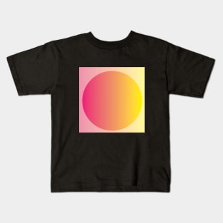 GRADIENT YELLOW  PINK Kids T-Shirt